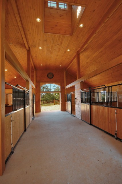 Barn interior