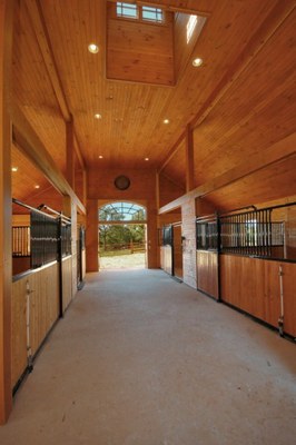 Barn interior
