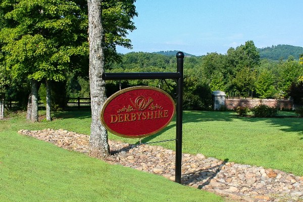 Derbyshire Sign at Entrance